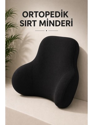 EpiRelax Araba ve Ofis İçin Bel Destek Minderi Visco – Ortopedik Bel Yastığı, Sırt Destek Minderi, Duruş Düzeltici Ergonomik Tasarım