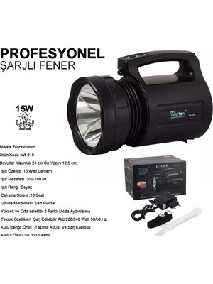 Eco WT-018 Profesyonel Büyük Avcı Feneri