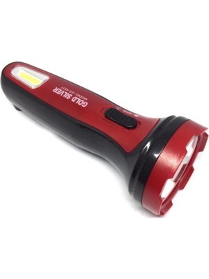 Eco Gold Sılver GS-4531 3 Watt+1 Watt Cob Led'li Şarjlı El Feneri
