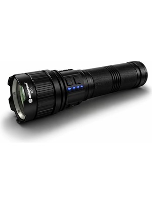 Eco Bedotech Bd-3 30W Tg LED Alüminyum Alaşımlı Zoomlu Type-C Analog Pil Göstergeli Şarjlı El Feneri
