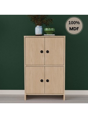 Comiet Çok Amaçlı Raflı Mdf Dolap