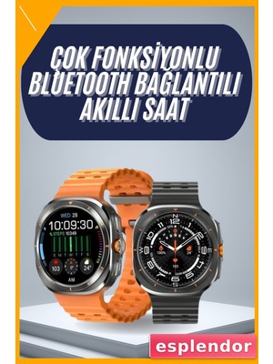 Esplendor 2025 Model Gelişmiş Özellikli Nabız Sensörlü Spor Takibi Yapabilen Titreşimli Saat