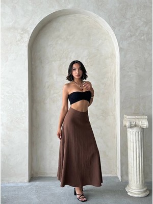 Luord - Store Uzun Astarlı Etek S255043