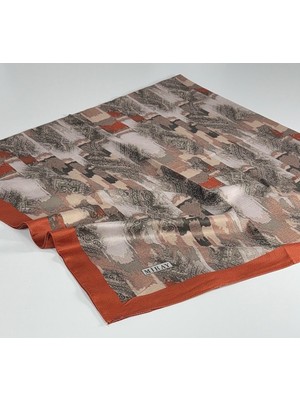 Miray Nevada Büyük Boy Organik Pamuk Eşarp - 120 x 120 - 06451-08