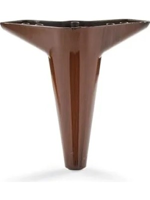 Die Grup Modern Konik Ayak - Ceviz Renk, 15 cm Yükseklik, Vidalar Dahil