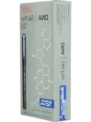Die Grup Jel Tükenmez Kalem Seti - 12'li Ambalaj, Mavi, 0.5 mm