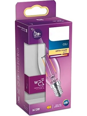 Die Grup 25W E14 Sarı Işık Filament Ampul