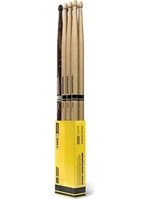Die Grup 5b Hickory Davul Çubukları, Eichelholz Uç, 4'lü Paket