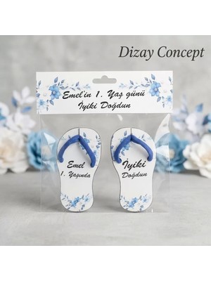Dizay Concept 30 Adet Lastik Renkli Toka Detaylı Doğum Günü Hediyeliği Dizay - 4