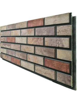 Pan Dekor 5 Adet (3m2) x Tuğla Strafor Dış Cephe Duvar Paneli (DCT-504)