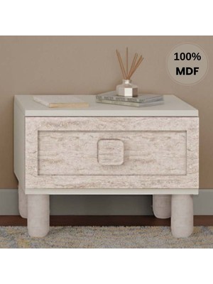Comiet Nilüfer Mdf Ayaklı Tasarım Komodin
