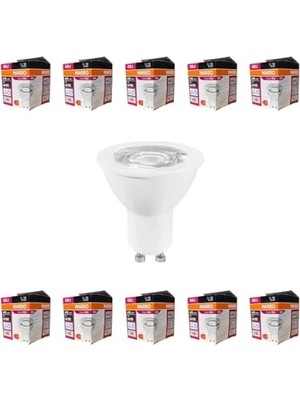 Die Grup 10'lu Paket LED Ampul - 4.5W, 6500K Soğuk Beyaz Işık