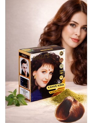 Eagle's Kahverengi Hint Kınası 6'lı Paket Orjinal Bandrollü Ürün