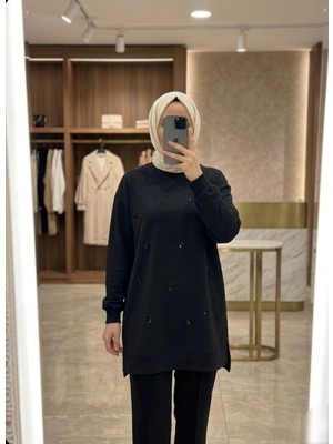 Azram Fashion Kadın Damla Desenli Tunik