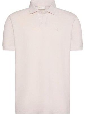 Calvin Klein Erkek Ss Open Collar Casual Pıque Polo T-Shirt LV04RF215