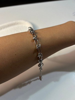 Hüma Butik Düğümlü Halka Zincir Bileklik (Xuping)