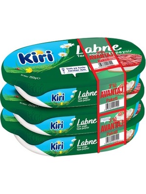 Montreal Kiri Labne Tam Yağlı Taze Peynir 3 x 150 gr