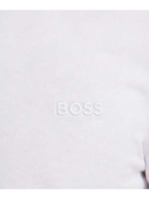 Boss  Polo  Yaka Regular Fit Beyaz Erkek  Tshırt