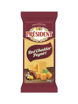 Montreal President Kırmızı Çedar Peyniri 220 G