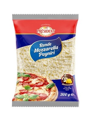 Başkan Rende Mozzarella Peyniri 200 gr