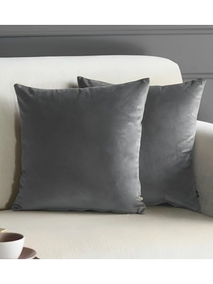 Metinev Studio Design: Minimalist Dokulu Premium Kadife Kırlent