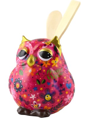 Olive Baykuş Kaşıklık Pembe