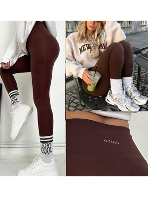 Moda Rüyası Oysho Dalgıç Kumaş Toparlayıcı Kadın Tayt