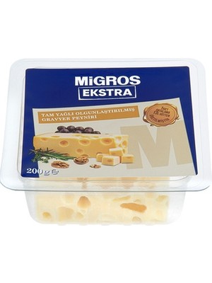 Montreal Migros Ekstra Tam Yağlı Olgunlaştırılmış Gravyer Peyniri 200 gr