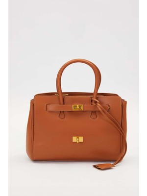 Lale Butik Levidor Premium Büyük Boy Yumuşak Deri Çanta 930316 Camel