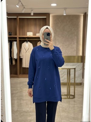 Azram Fashion Kadın Damla Desenli Tunik