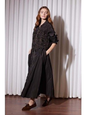 Missemramiss Grace Cut Elbise 5195 Kahverengi