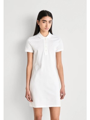 Lacoste Kadın Slim Fit Kısa Kollu Polo Yaka  Elbise