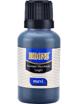 Brons Istampa Mürekkebi Mavi 30CC