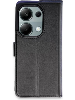 Prativas Newface Redmi Note 13 4g Kılıf S Kapaklı Kılıf - Siyah