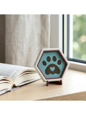 Miaju Modern ve Minimal Pati Desenli Dekoratif Aksesuar, Estetik ve Anlamlı Bir Hediye Seçeneği 10X10 cm
