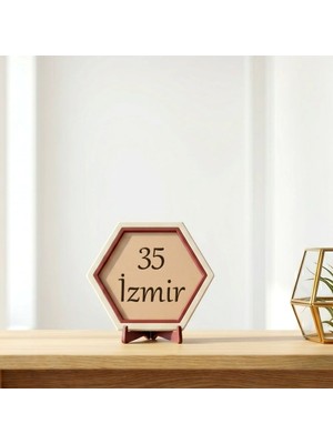 Miaju 35 Izmir Temalı Minimalist Dekoratif Obje Modern ve Estetik Yaşam Alanı Dokunuşu 10X10 cm Ev ve Ofis