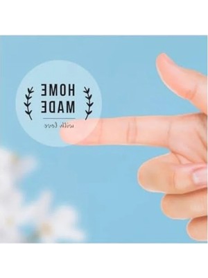 Die Grup Şeffaf Sticker Seti, Ev Yapımı, 3.2 cm - 2 Sayfa
