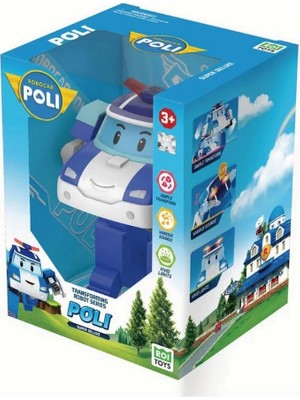 Eco Lounge Robocar Poli Büyük Transforming Sesli Robot