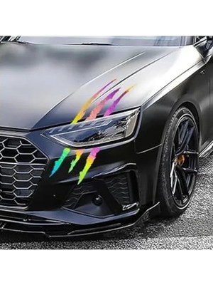 Die Grup Hologram Pençe Araba Araç Oto Sticker Etiket Folyo