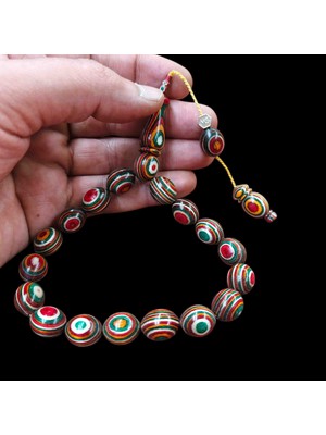 İnan Tesbih Kafur Ağacı Efe Model 12X15 mm Usta Imzalı Model Tesbih
