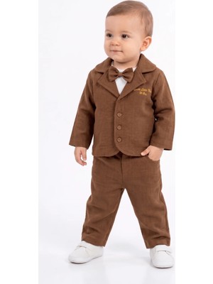 Mini Baray Cep Kapaklı Erkek Takım 3 lü Takım (9-12-18 Ay)