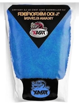 Die Grup Mavi Mikrofiber Araç Yıkama Eldiveni, Yüksek Emici