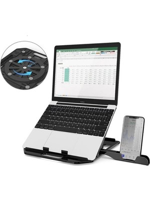 İlanib Ticaret Ally Yükseklik Ayarlı Dizüstü Laptop-Tablet Standı Telefon TUTUCU-1852