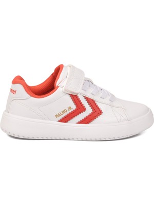 Hummel Beyaz-Kırmızı Rahat Taban Unisex Çocuk Spor Ayakkabı 900869 Hml Jr