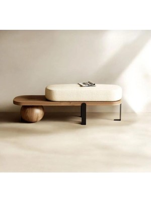 Kahverengi Bench Puf