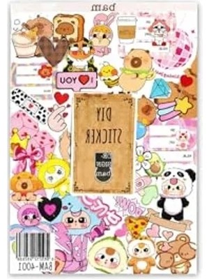 Die Grup Rengarenk Sticker Kitabı, 24*17 Cm, Özel Tasarım