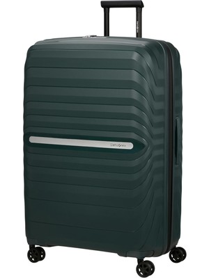 Samsonite Neo Flux - Spinner Xl, Genişletilebilir Çanta, 81 Cm, 130/145 L, Yeşil (Orman Yeşili)
