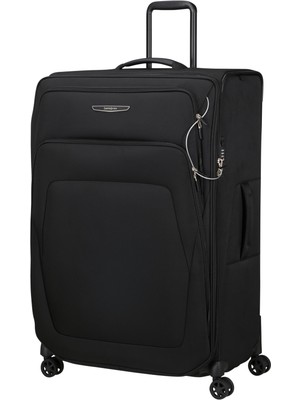 Samsonite Spark Sng Eco - Yumuşak Bagaj Çantası 82 cm Büyük - 4 Tekerlekli Araba, Tsa Kilitli, Hafif ve Genişletilebilir - Siyah (Siyah)