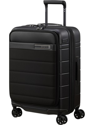Samsonite Neopod Neo Pod Spinner Valiz, Taşıma Çantası, 10,1 Gal (41L), 21,7" (55CM), 7,1lbs (3,3kg), Genişletilebilir, Taşımaya Uygun, 21,7" (55CM), Yeni Model, Siyah, Siyah, Valiz
