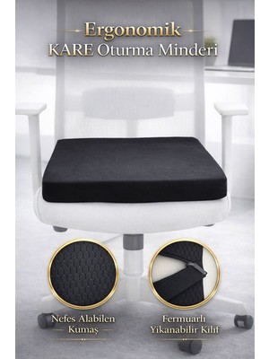 EpiRelax Ergonomik Oturma Yastığı Ortopedik Destek Rahat Oturuş Deneyimi